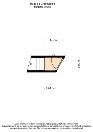 Floorplan - Hugo de Grootkade 1-3, 1052 LN Amsterdam